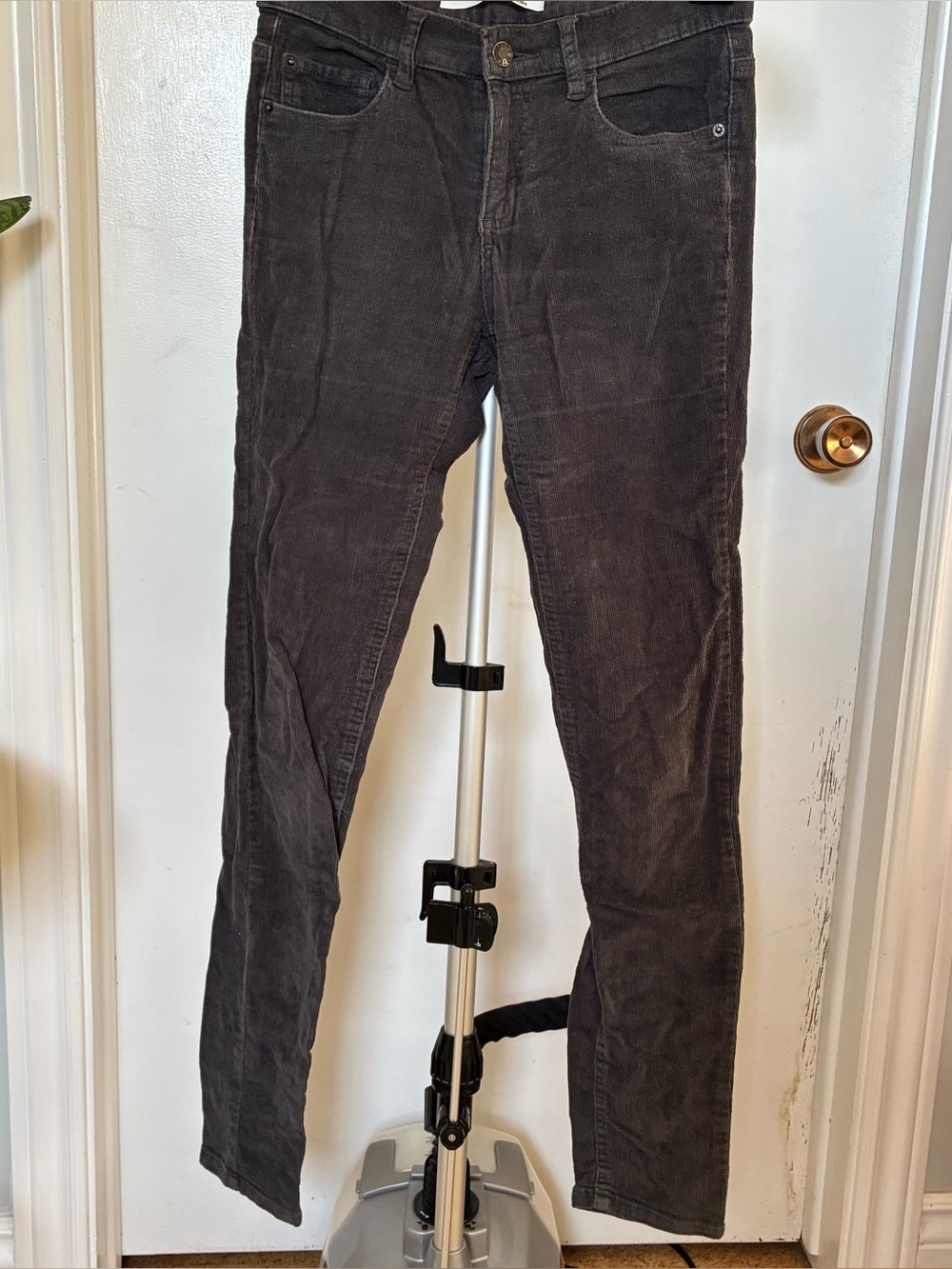 GRAY CORDUROY PANTS